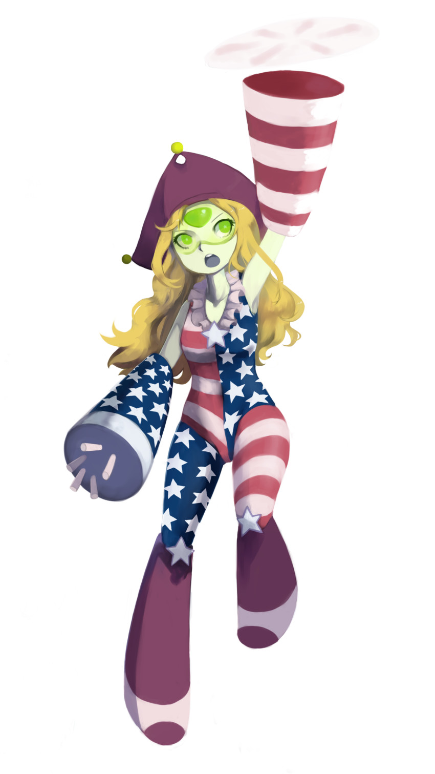 clownpiece and peridot (touhou and 1 more) drawn by flandre495
