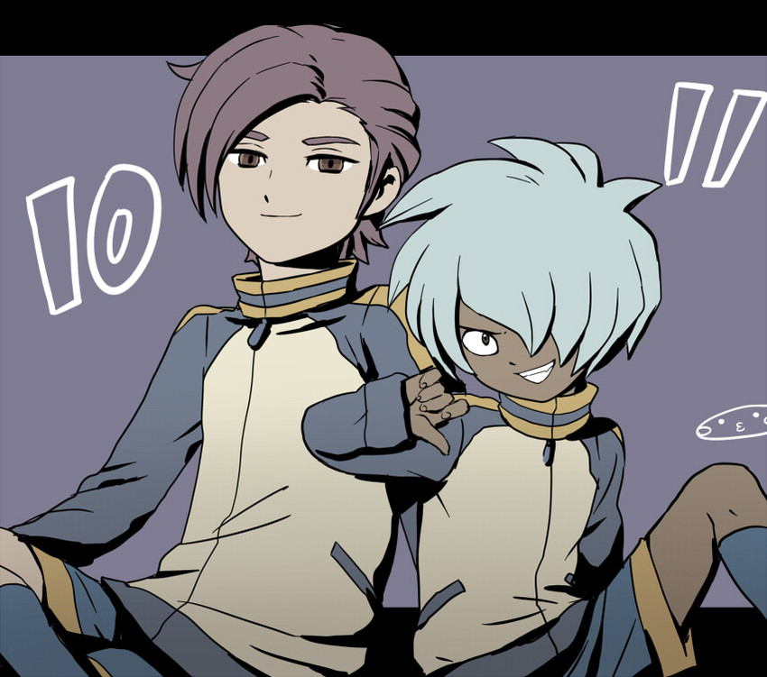 kurama norihito and minamisawa atsushi (inazuma eleven and 1 more) drawn by mizuhara_aki