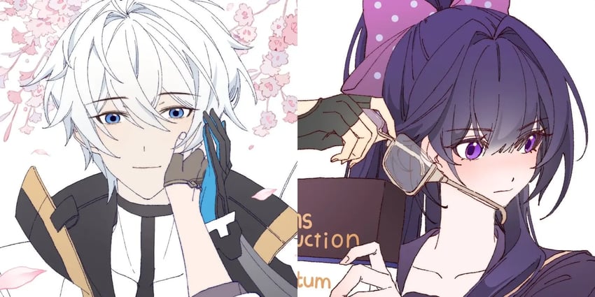 kevin kaslana and mei (honkai and 1 more) drawn by shiregotoaka