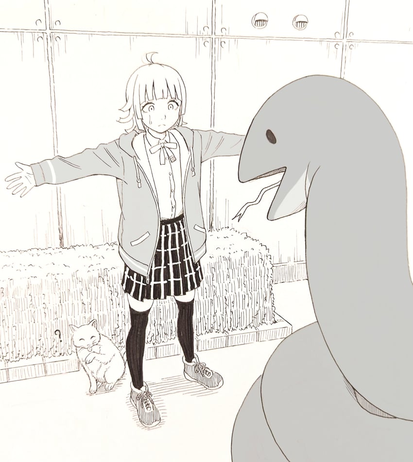 tennoji rina, hanpen, and sasuke (love live! and 1 more)