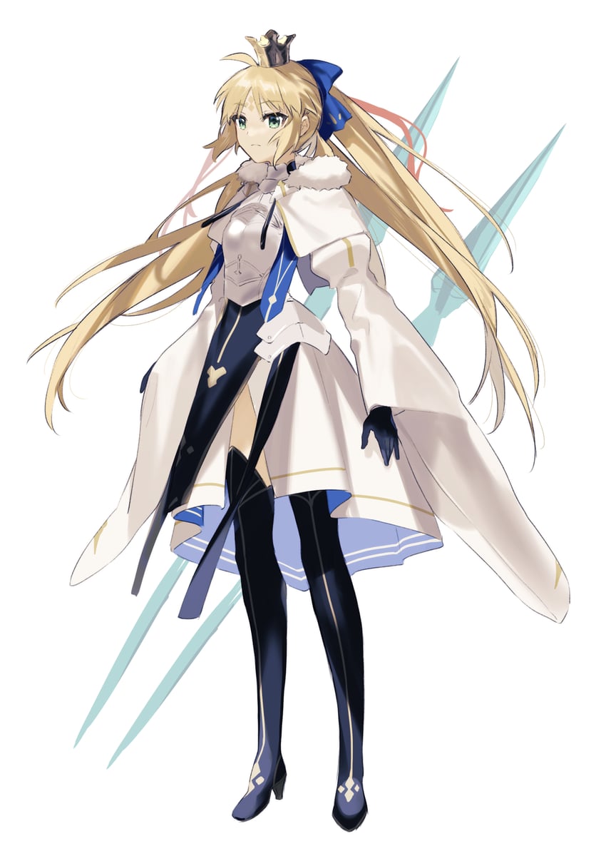 artoria pendragon and artoria caster (fate and 1 more) drawn by rizu033