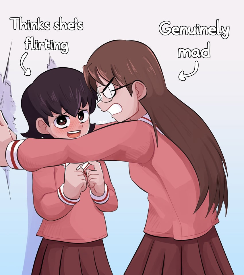 takino tomo and mizuhara koyomi (azumanga daioh) drawn by delatoid