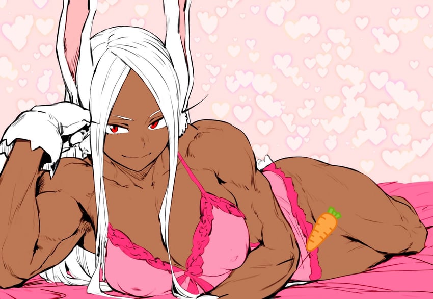 mirko (boku no hero academia) drawn by mirkosimps and parallaxfused