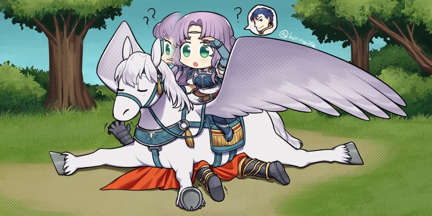 hector, florina, and huey (fire emblem and 2 more) drawn by hiomaika