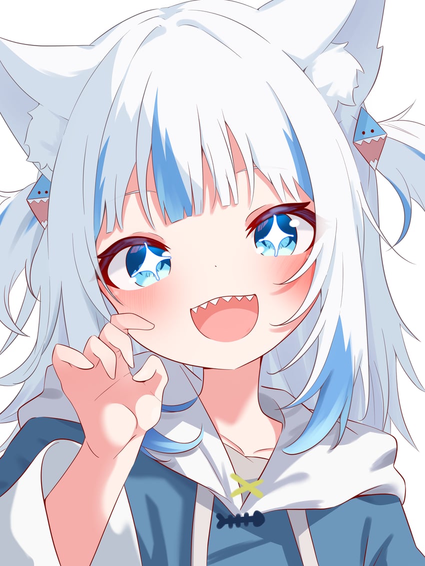 gawr gura (hololive and 1 more) drawn by ryu160303