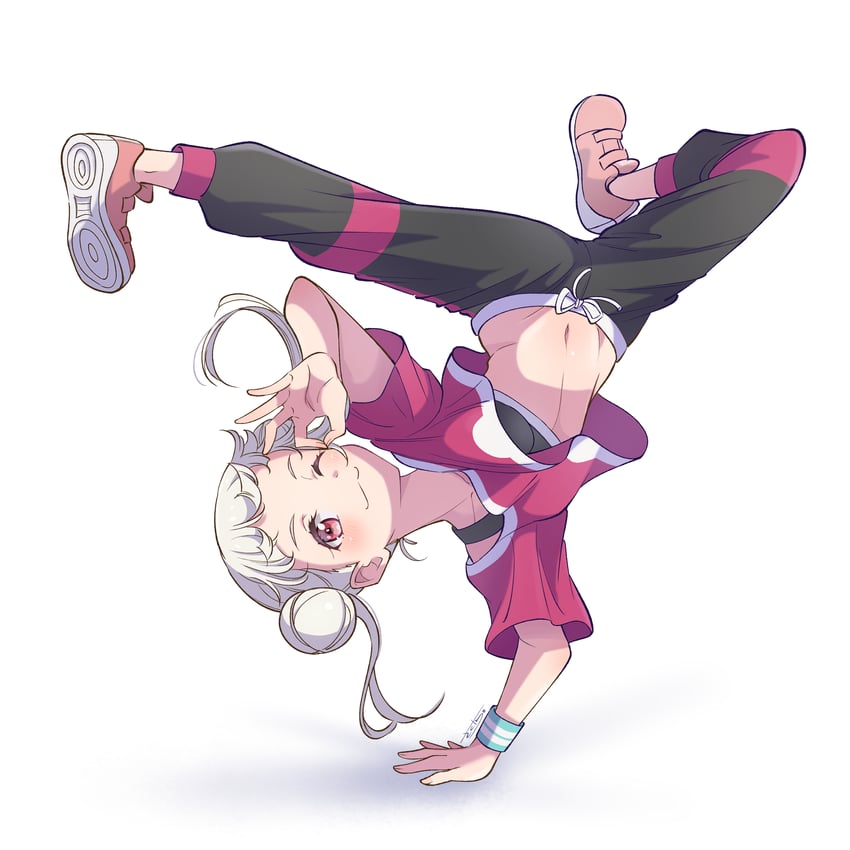 arashi chisato (love live! and 1 more) drawn by sakutatsu