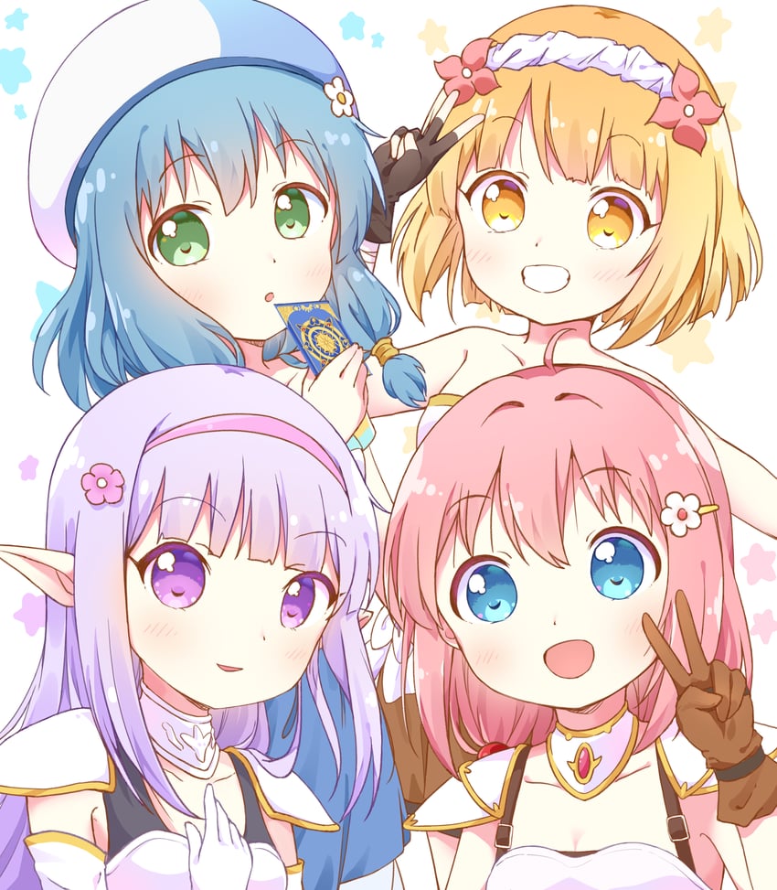 yuria shardet, meiza endust, fai fai, and elnowar seylan (endro!) drawn by noven