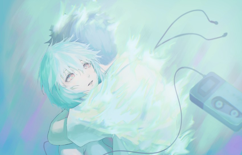 ayanami rei and ikari shinji (neon genesis evangelion and 2 more) drawn by tesin_(7aehyun)