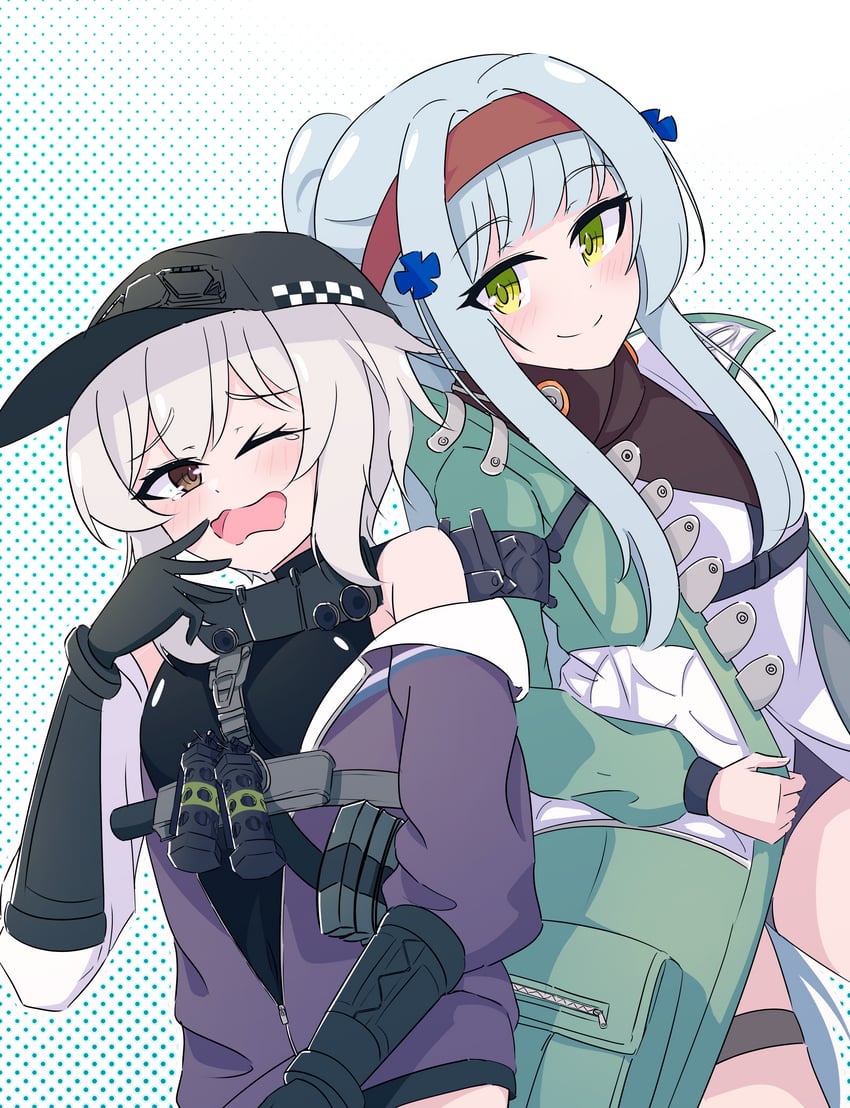 hk416, g11, klukai, and mechty (girls' frontline and 1 more) drawn by risu_(risu028)