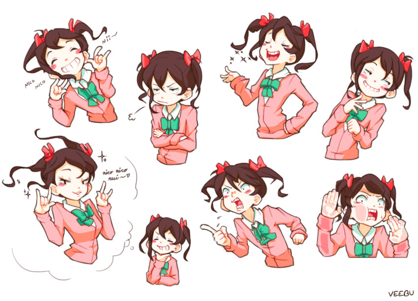 yazawa nico (love live! and 1 more) drawn by friedbun