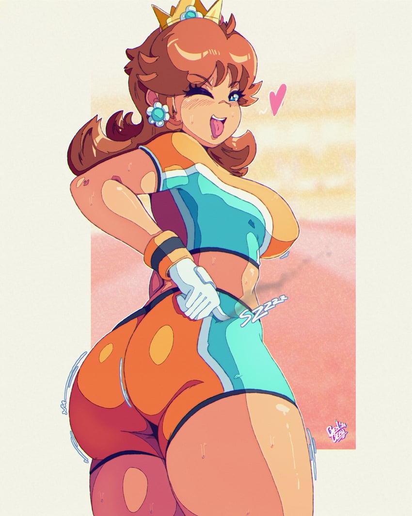 princess daisy (mario and 1 more) drawn by artbenbeau