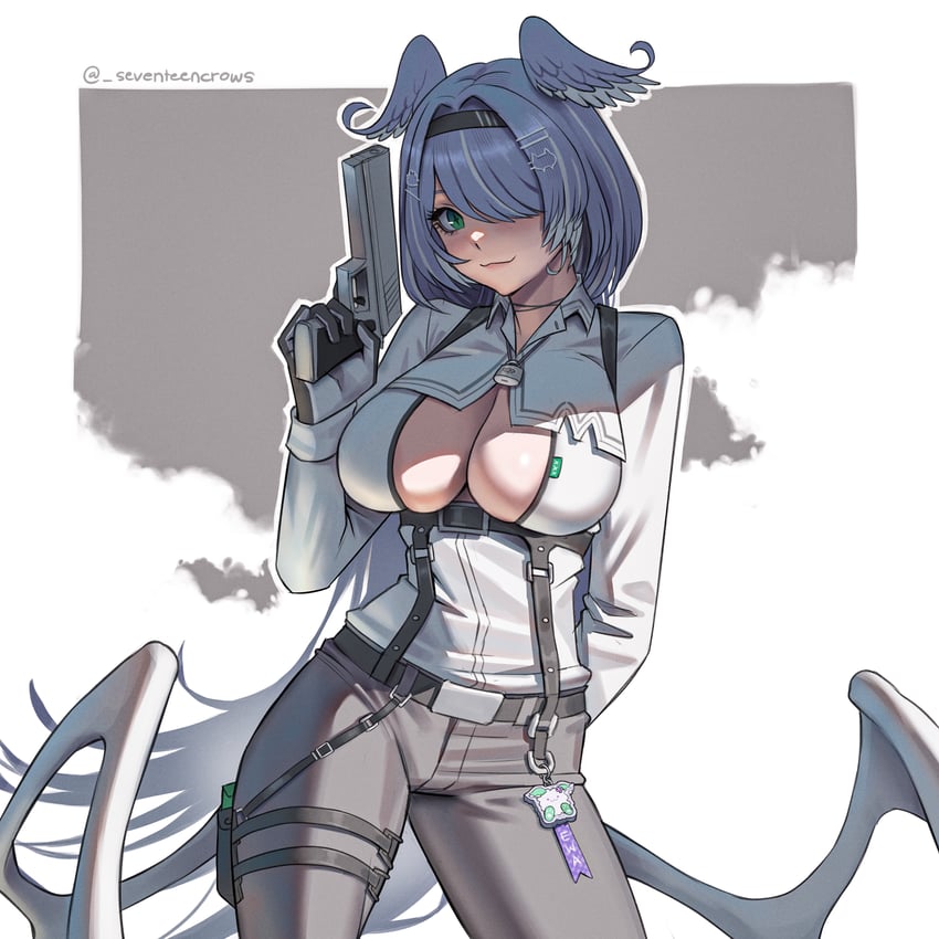 elira pendora (nijisanji and 1 more) drawn by seventeencrows