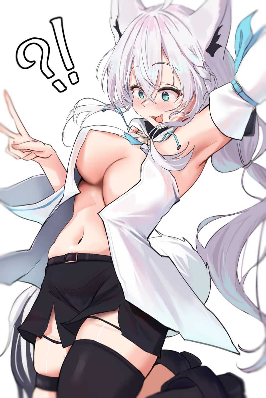 shirakami fubuki (hololive) drawn by rimu_(user_akkm3425) and samui155