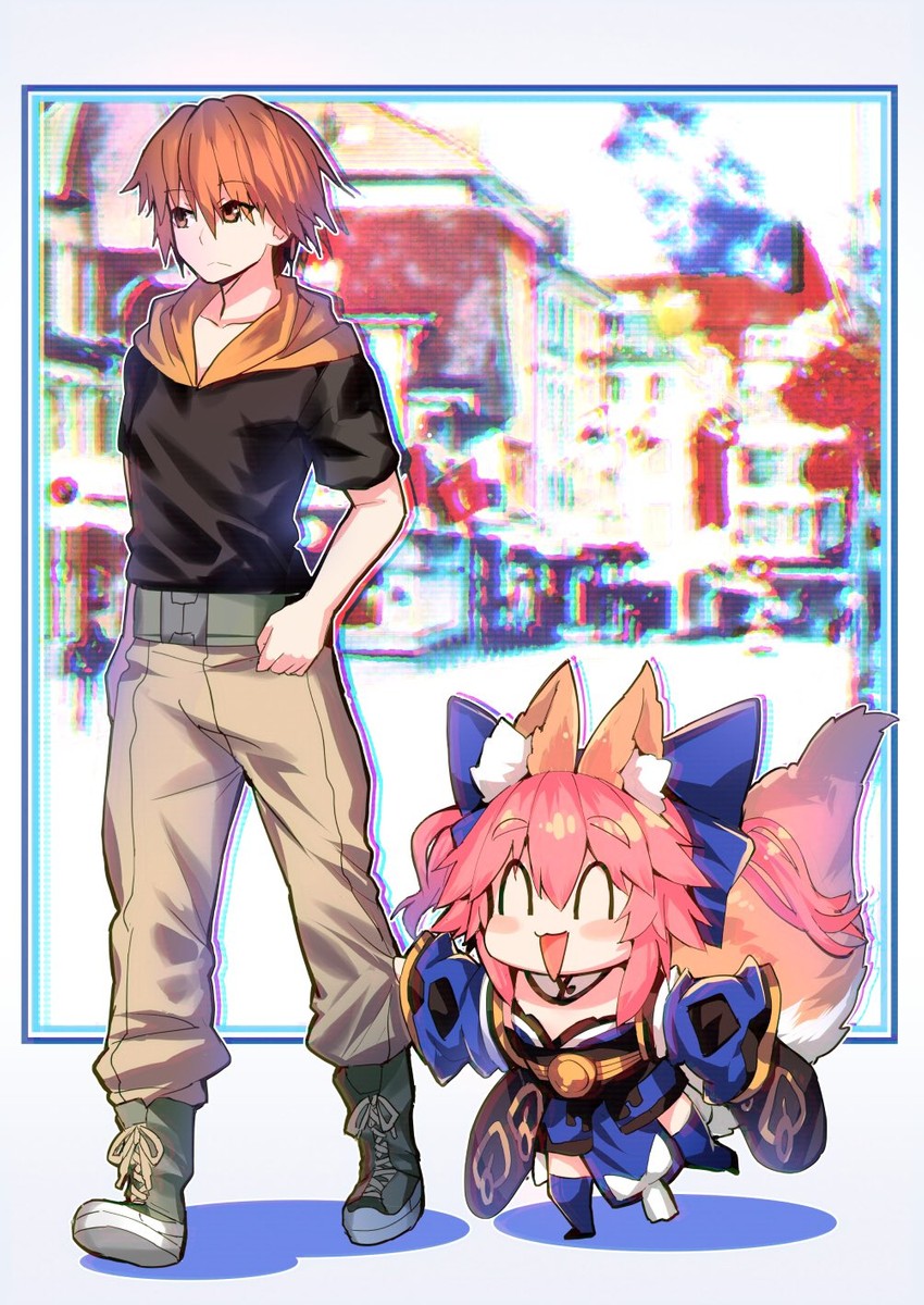 tamamo, tamamo no mae, and kishinami hakuno (fate and 4 more) drawn by wisespeak