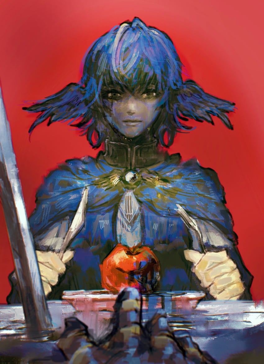 warrior of light, adventurer, and meteion (final fantasy and 1 more) drawn by lno408