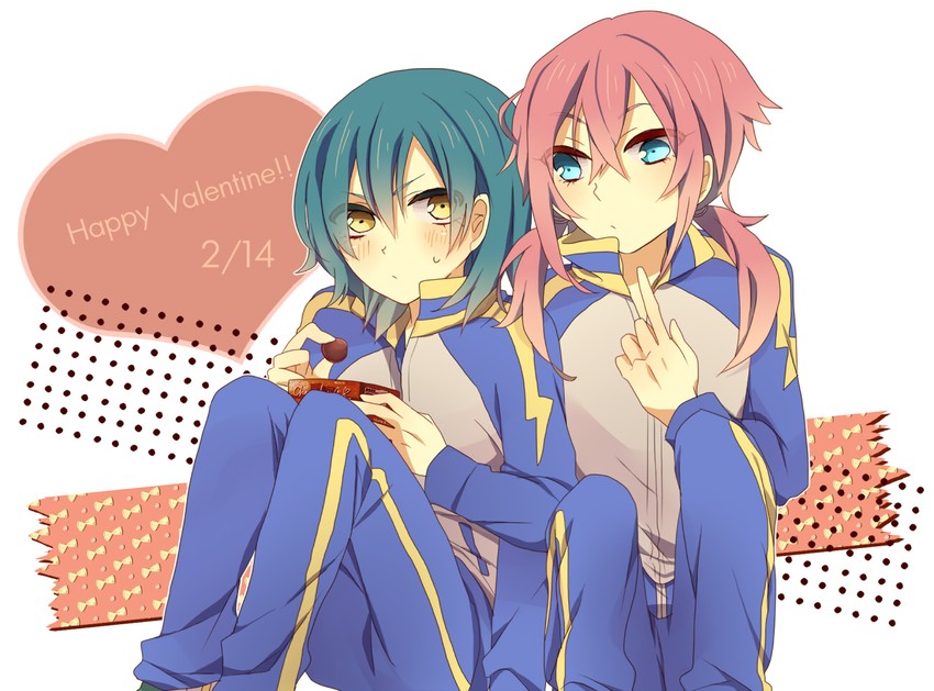 kirino ranmaru and kariya masaki (inazuma eleven and 1 more) drawn by natsucha125
