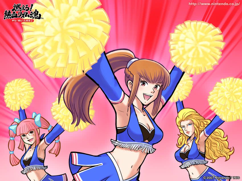 amemiya sayaka, kanda aoi, and anna lindhurst (osu! tatakae! ouendan and 1 more)