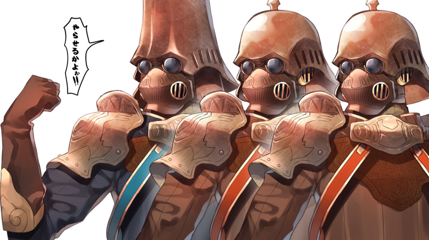 ardainian soldier (xenoblade chronicles and 1 more) drawn by yappen