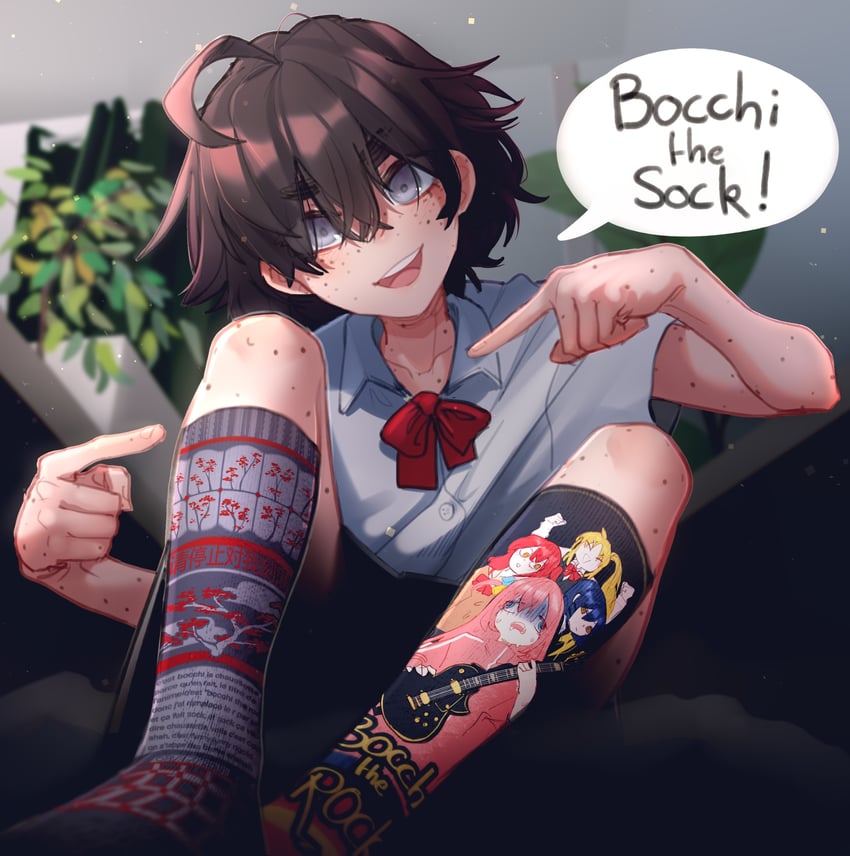 gotoh hitori, kita ikuyo, ijichi nijika, yamada ryo, and sophie (original and 1 more) drawn by popopoka