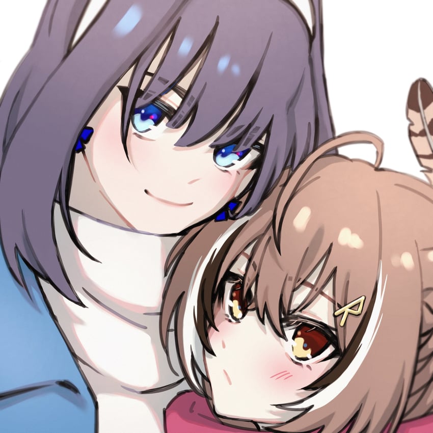 ouro kronii and nanashi mumei (hololive and 1 more) drawn by yuutomeh