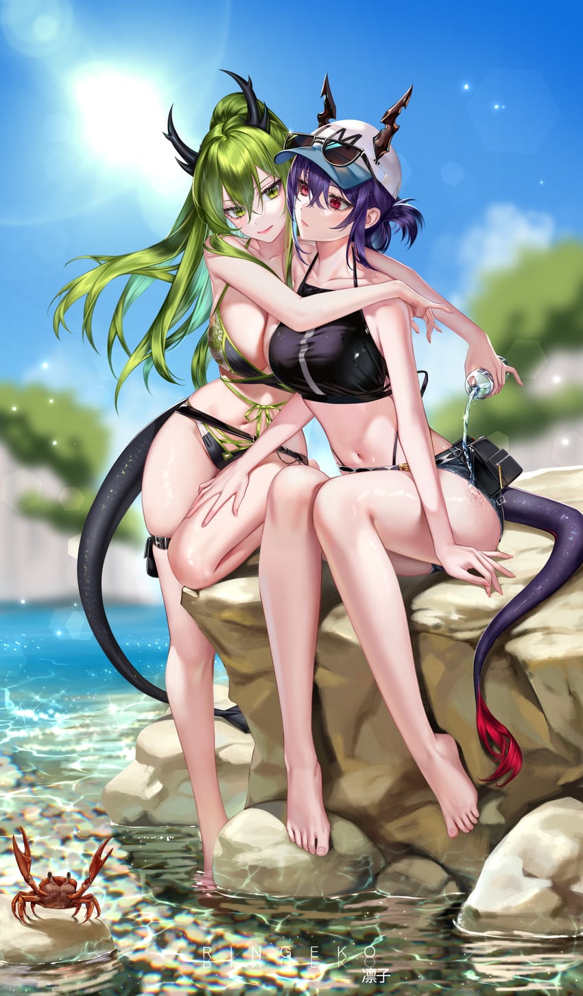 ch'en and female tourist c (original and 1 more) drawn by ringeko-chan