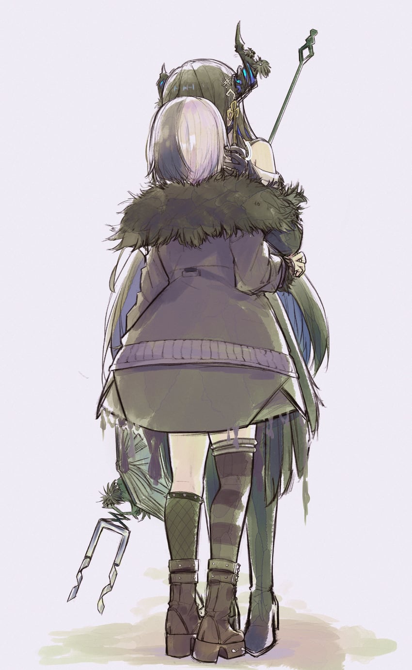 shiori novella and nerissa ravencroft (hololive and 1 more) drawn by 193vu042l4