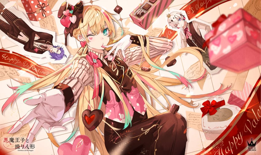 fiori, dia, and espada (akuma ouji to ayatsuri ningyou) drawn by ozaki_domino