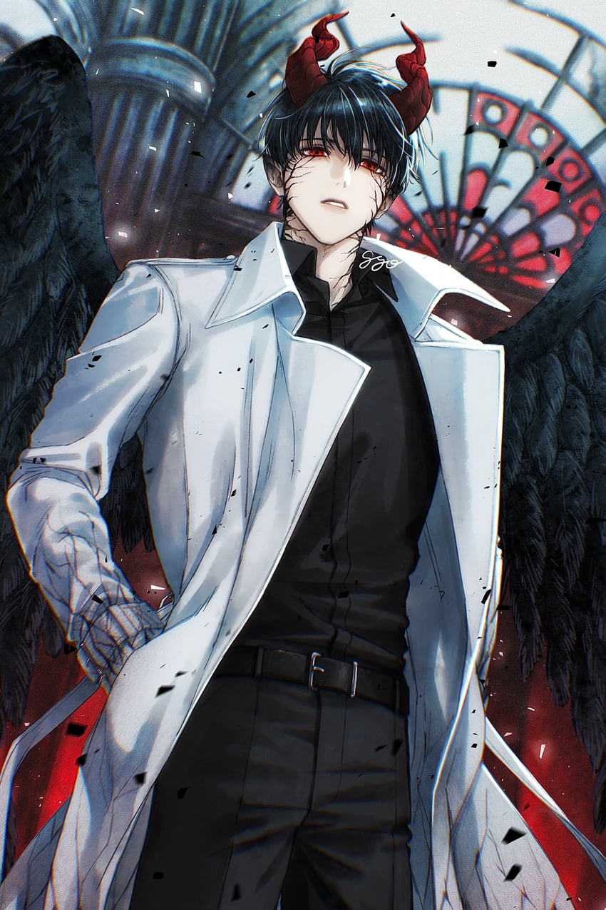kim dokja (omniscient reader's viewpoint) drawn by gyo_(gyoza143gyoza)