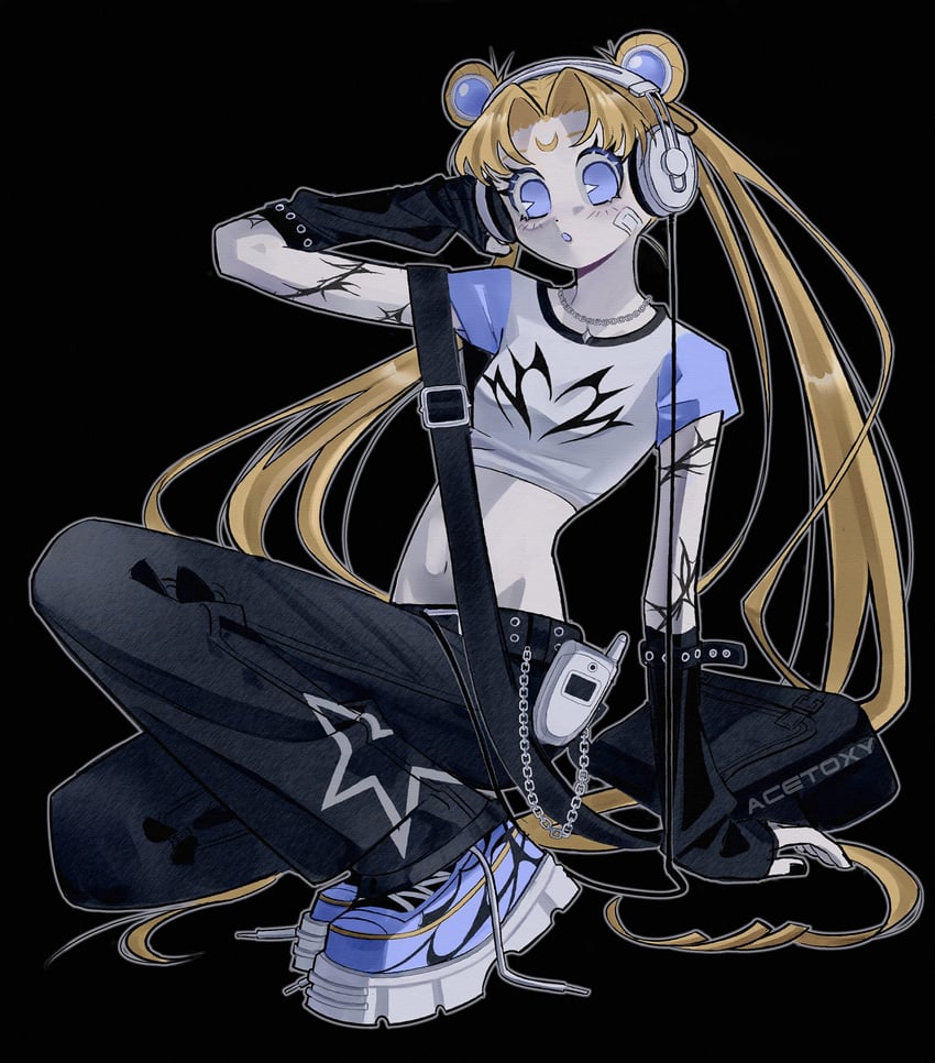 tsukino usagi (bishoujo senshi sailor moon) drawn by acet0xy