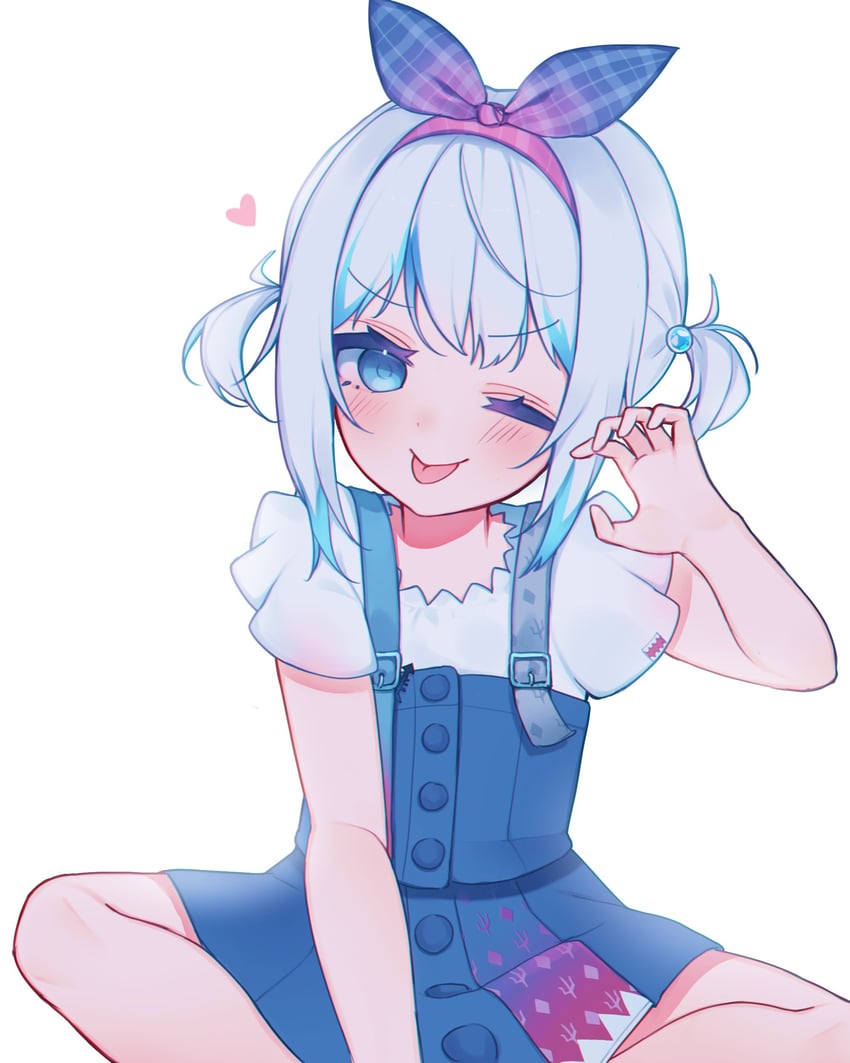 gawr gura (hololive and 1 more) drawn by li_nauu