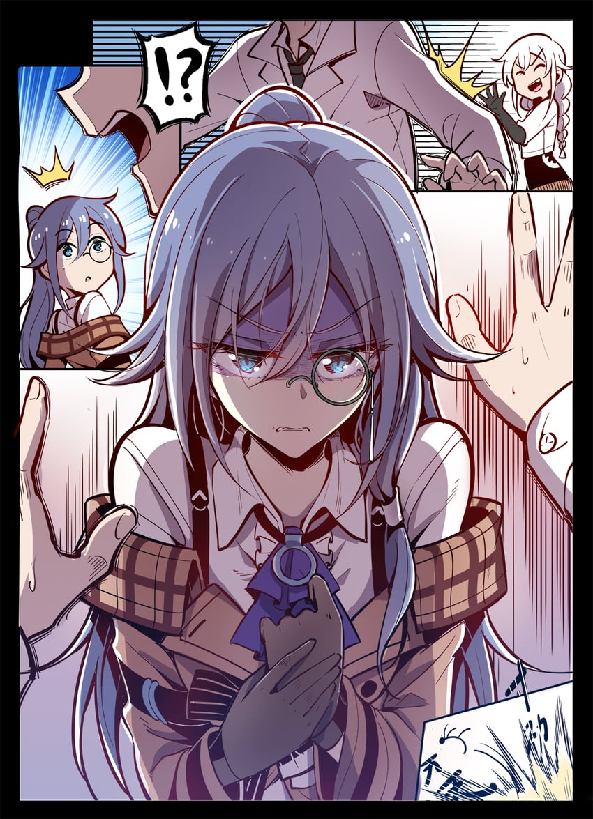 kiana kaslana, fu hua, and captain (honkai and 1 more) drawn by fei_luo_mao