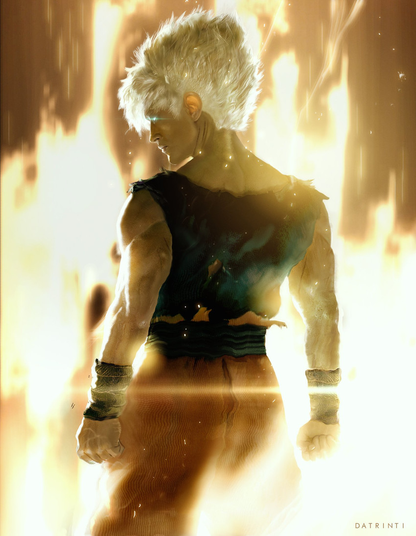 son goku (dragon ball and 1 more) drawn by tiago_datrinti