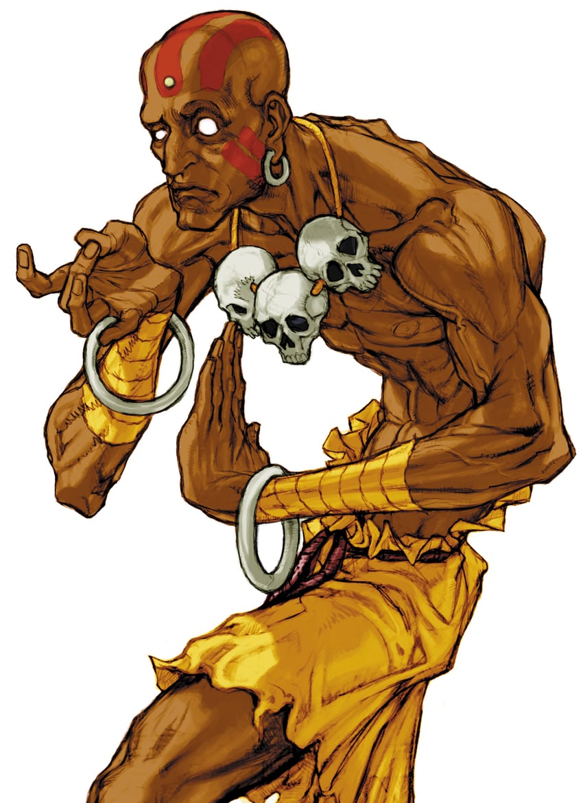 dhalsim (street fighter and 2 more) drawn by nishimura_kinu