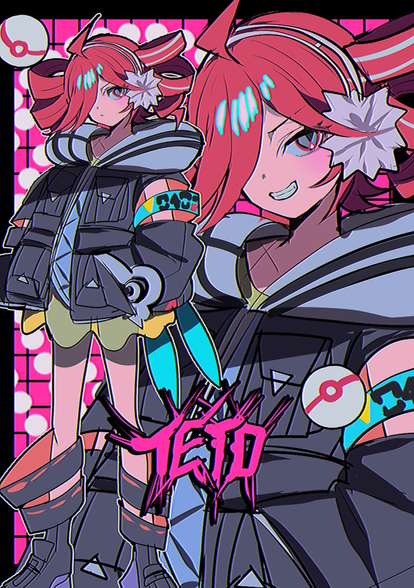 kasane teto and rival teto (pokemon and 3 more) drawn by momae_mac