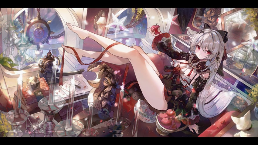 theresa apocalypse (honkai and 1 more) drawn by cardlit