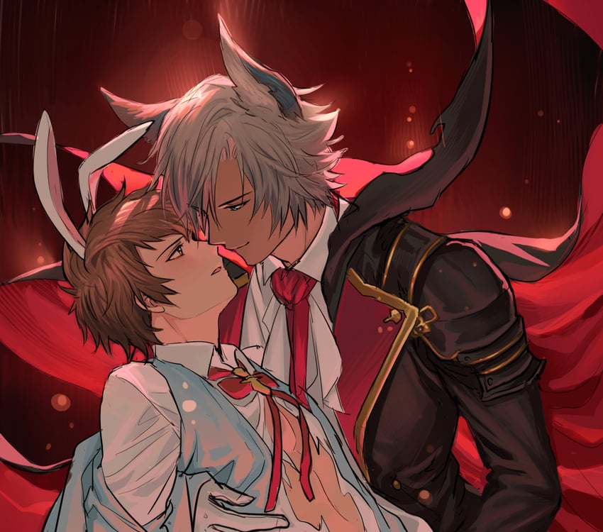 gran, sage, and eustace (granblue fantasy) drawn by lalatia-meai