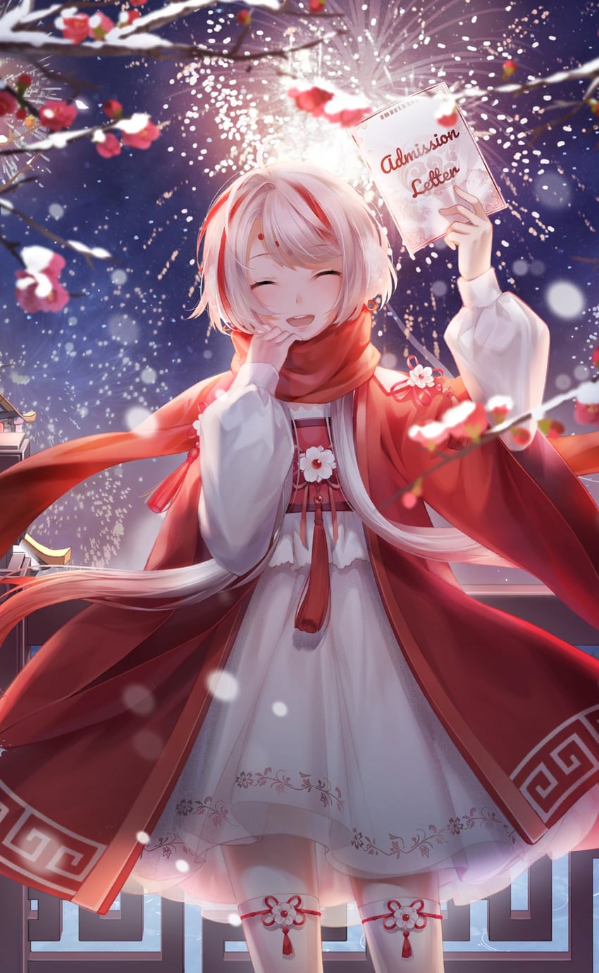vermillion snow and flowery silhouette (nikki and 1 more)