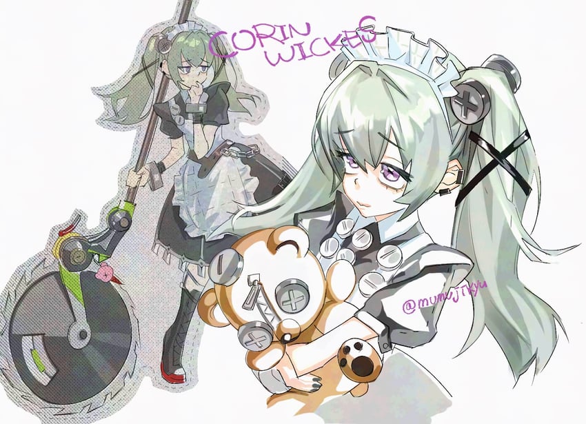 corin wickes (zenless zone zero) drawn by mumujikyu