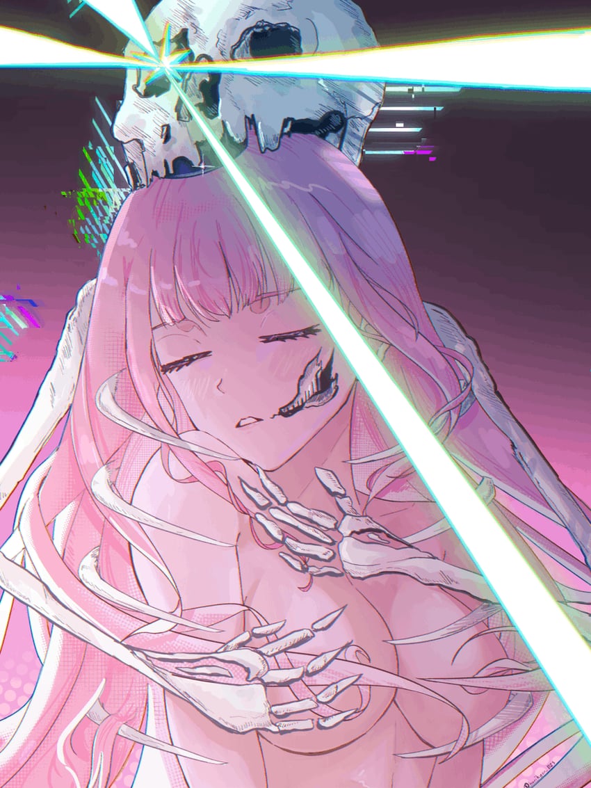 mori calliope (hololive and 1 more) drawn by harikyon_dzs