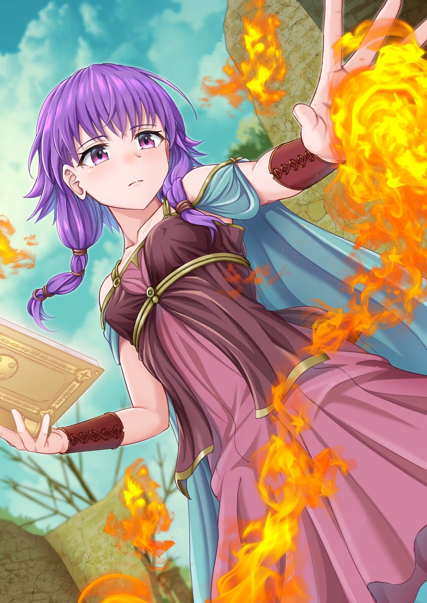 lute (fire emblem and 1 more) drawn by zenrakishi