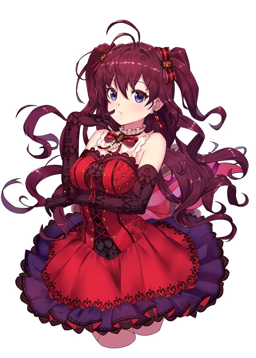 ichinose shiki (idolmaster and 2 more) drawn by er_ci_yuan