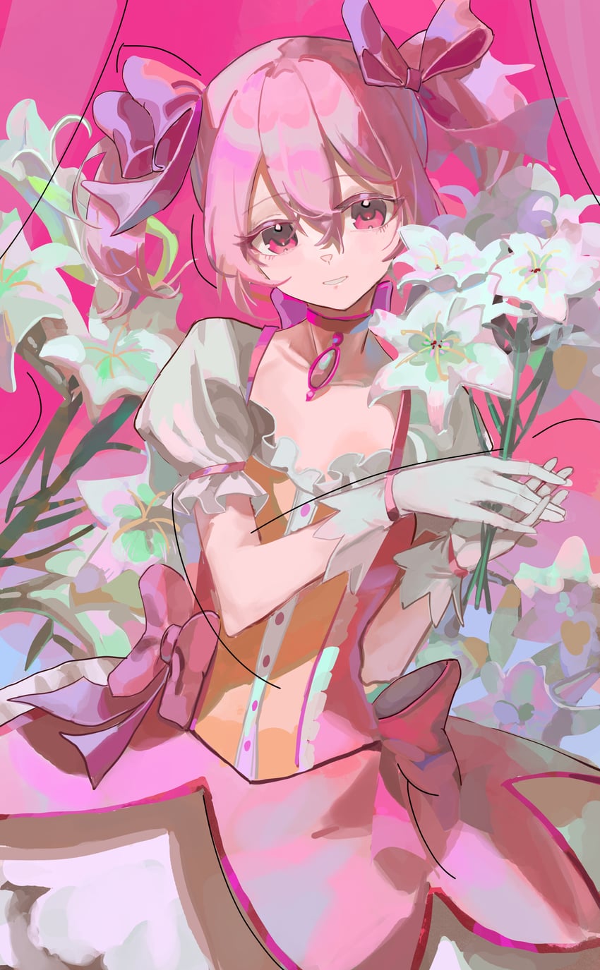 kaname madoka (mahou shoujo madoka magica) drawn by iinagi_(kashiwa_keira)