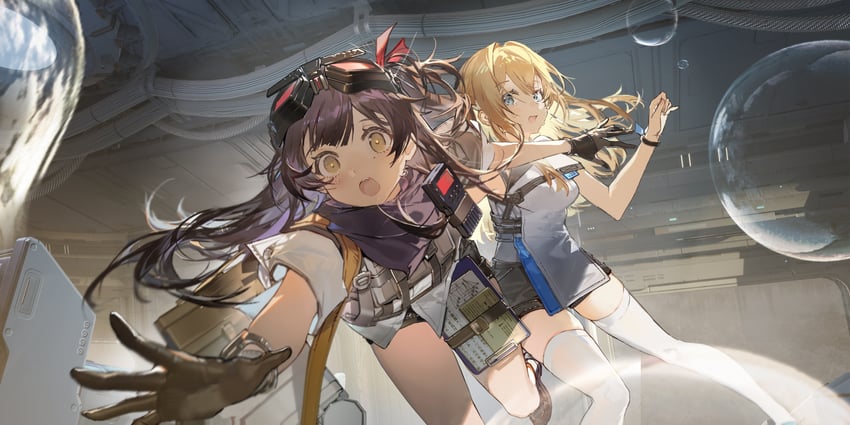 suomi and mayling shen (girls' frontline and 1 more) drawn by dalanxia