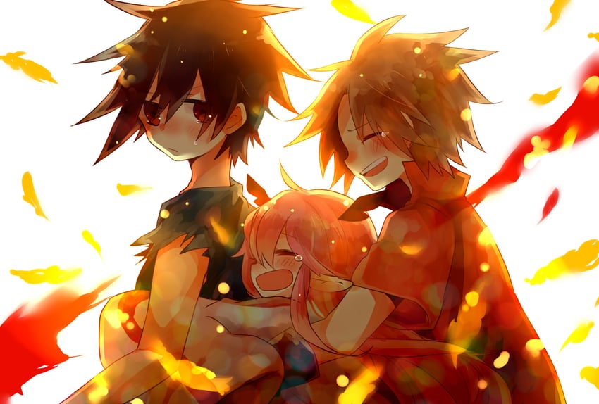 alba, ruki, and ross (sen'yuu.) drawn by sion-hujimurasaki