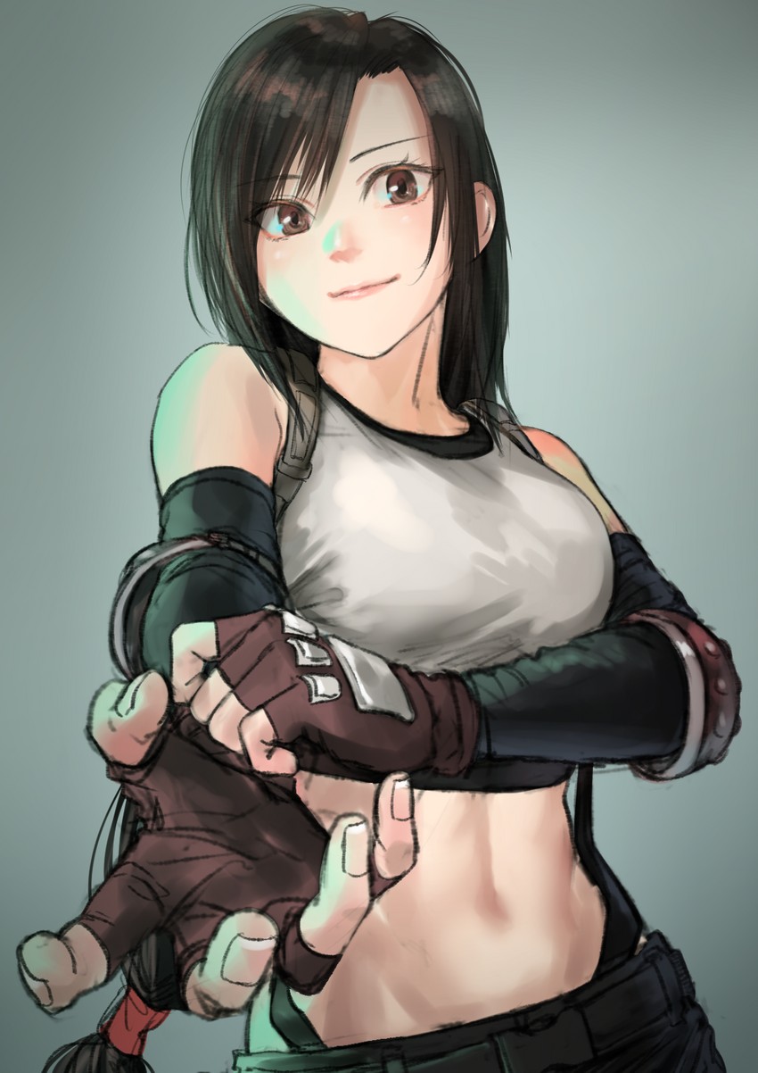 tifa lockhart (final fantasy and 2 more) drawn by kilye_kairi