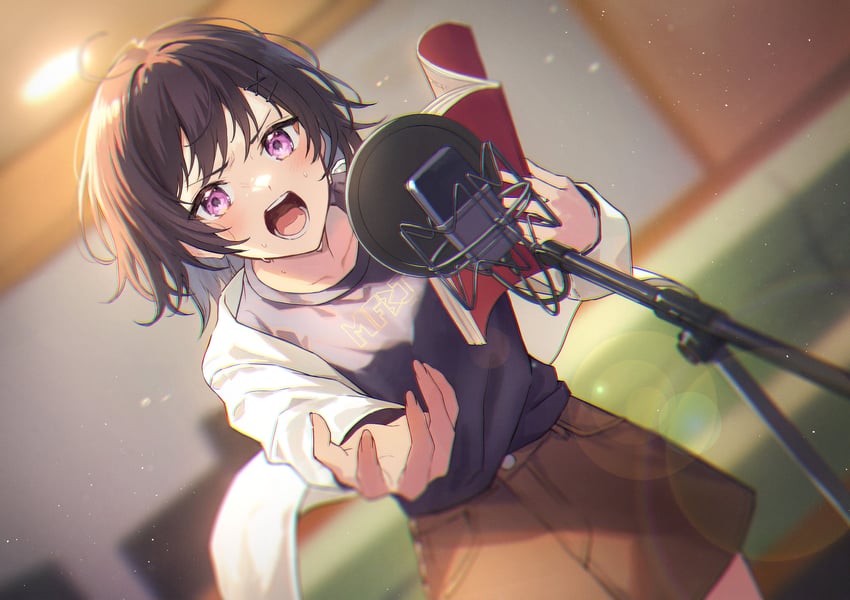 yamada rana (gogo 4-ji toumei tokidoki seiyuu) drawn by ichikawa_haru