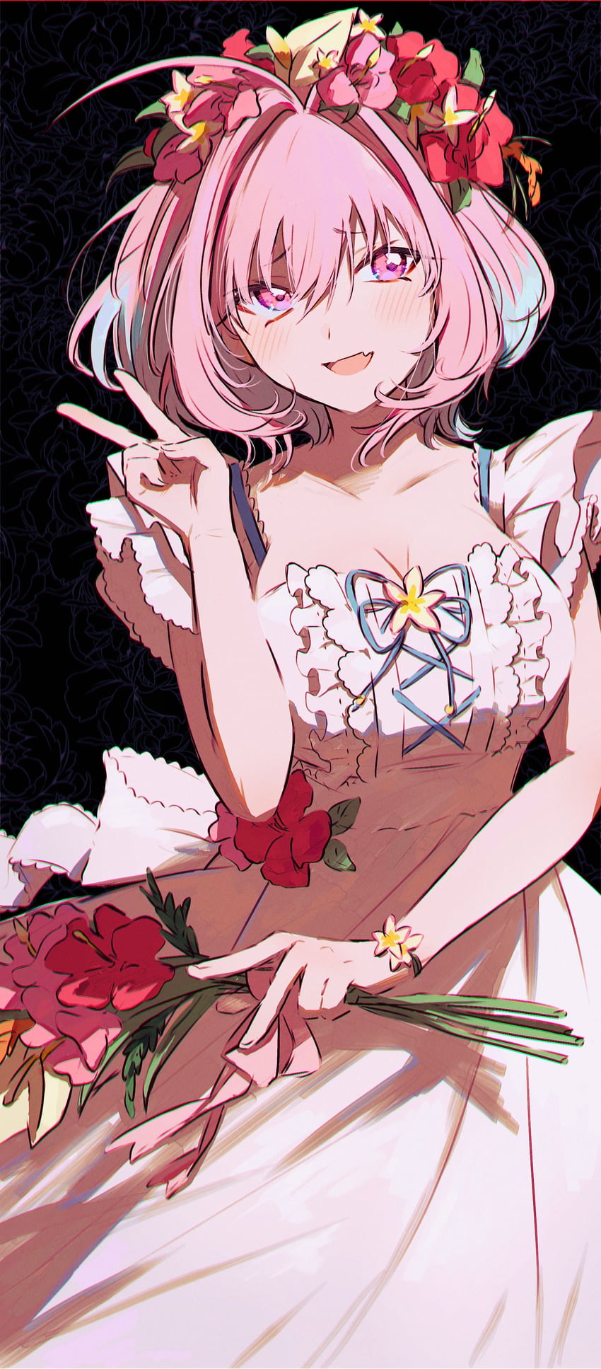 yumemi riamu (idolmaster and 2 more) drawn by hamachamu