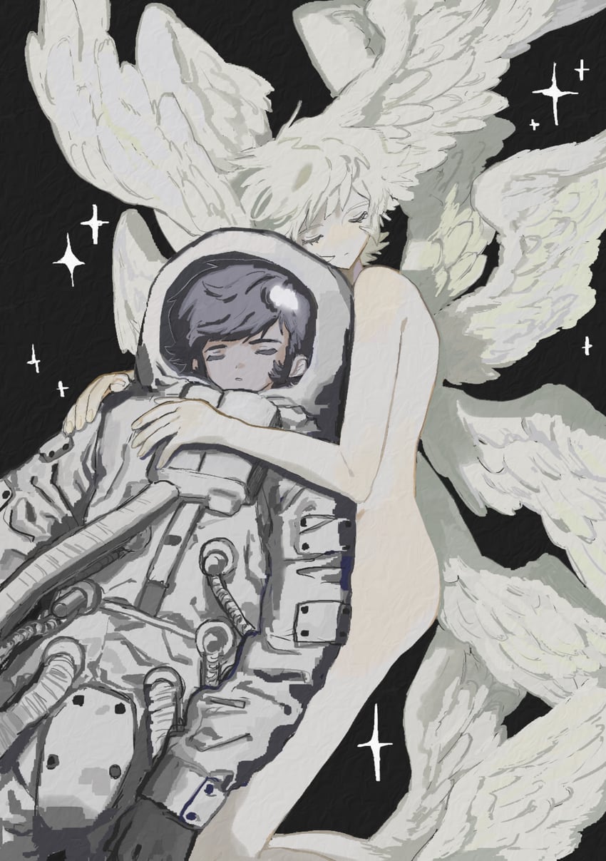 fudou akira and satan (devilman) drawn by tami_tome_mo