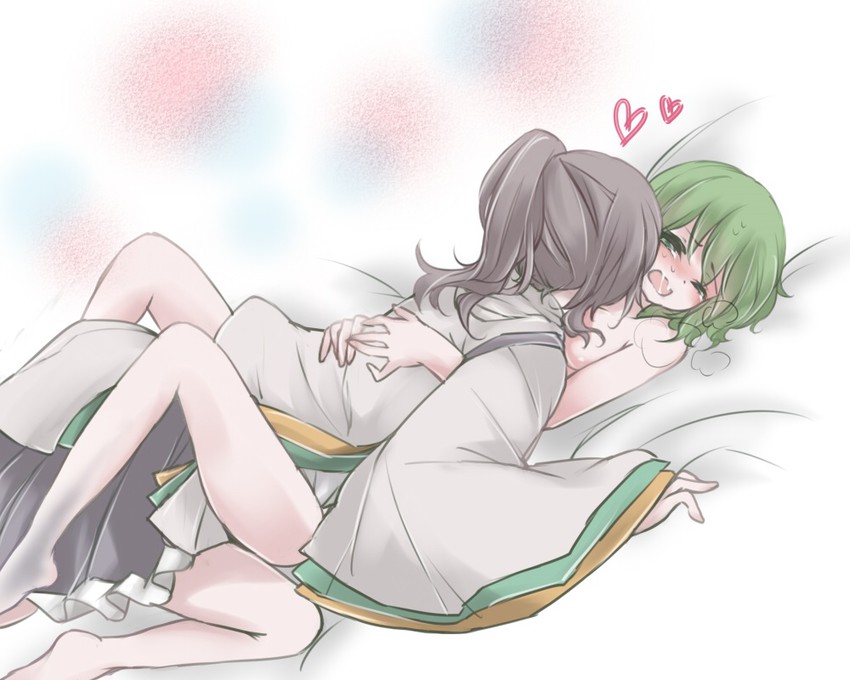 mononobe no futo and soga no tojiko (touhou) drawn by karuga_(magusfly24)