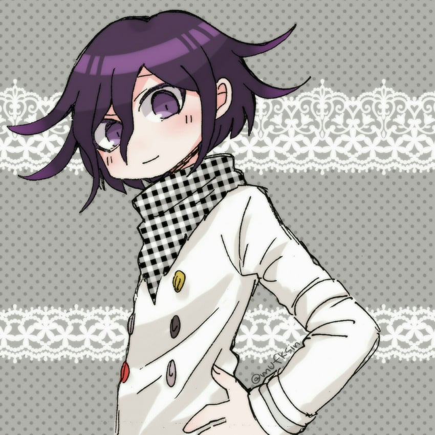 oma kokichi (danganronpa and 1 more) drawn by mufksin